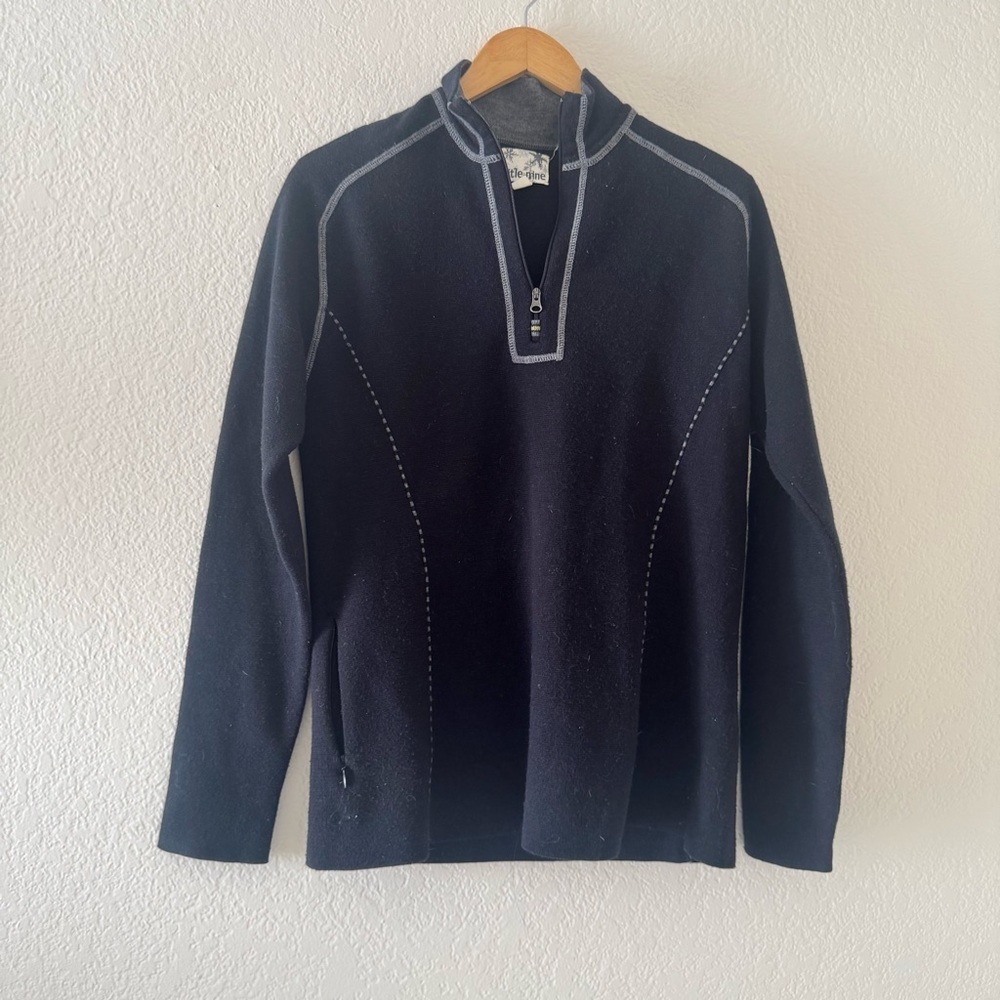 Title Nine Wool Blend 1/4 Zip Sweater